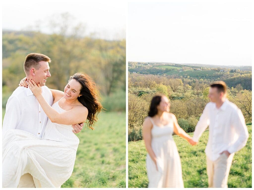 Engagement Photos at Trexler Nature Preserve